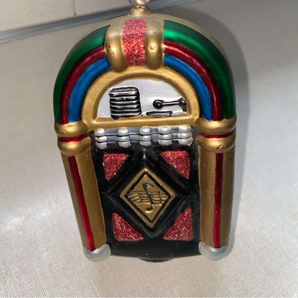 MIDWEST Large Jute Box Christmas Ornament Mercury Glass - Picture 1 of 14